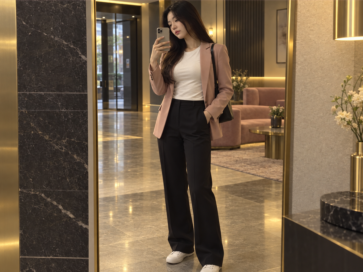 인천 영종구 방문 홈케어 일정을 준비하는 젊은 성인 한국 여성 관리사